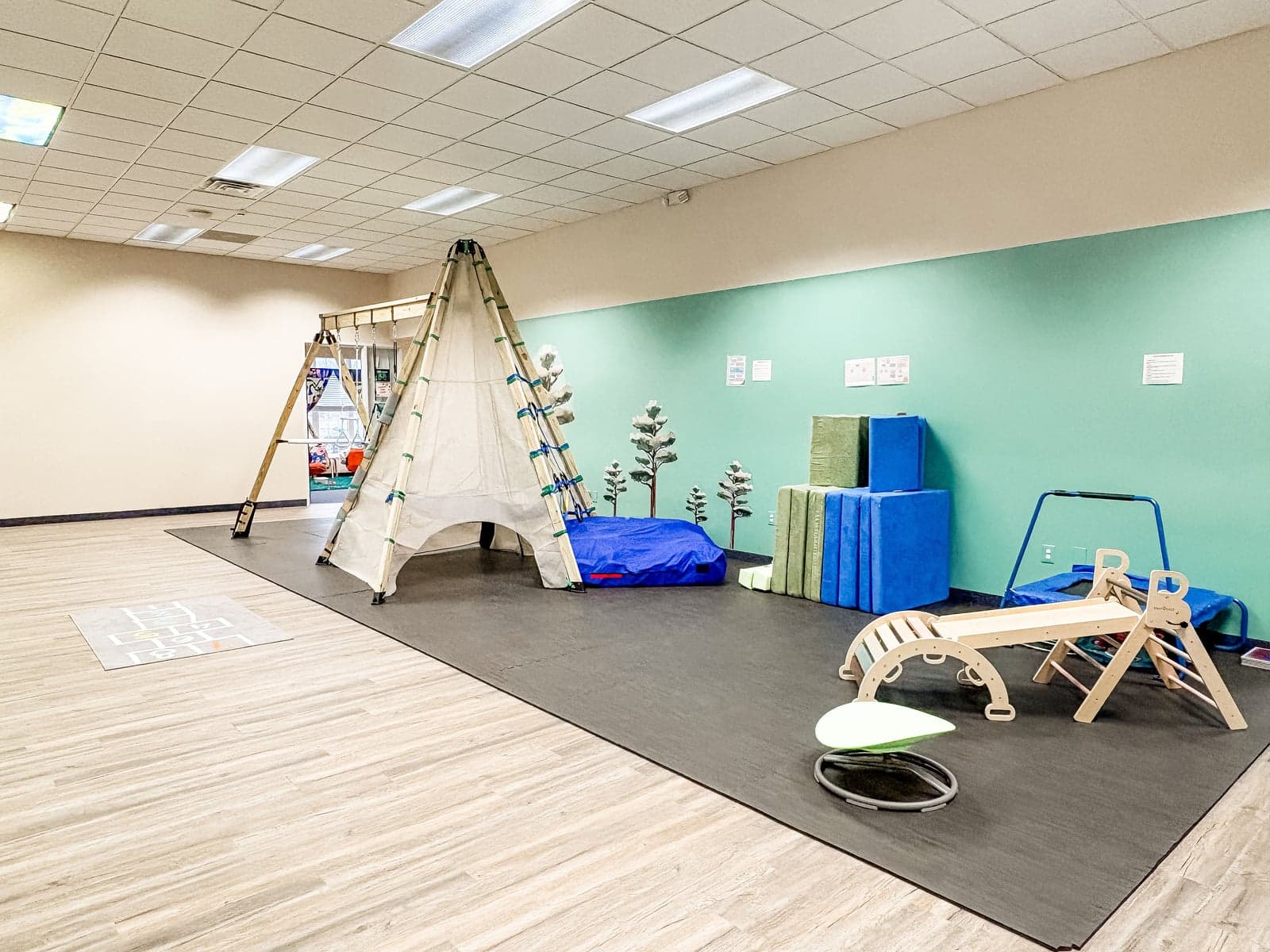 Gym wide view