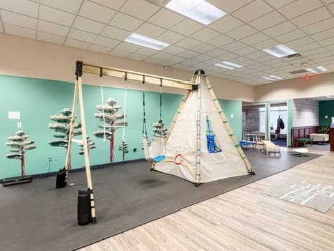 Play room with toys