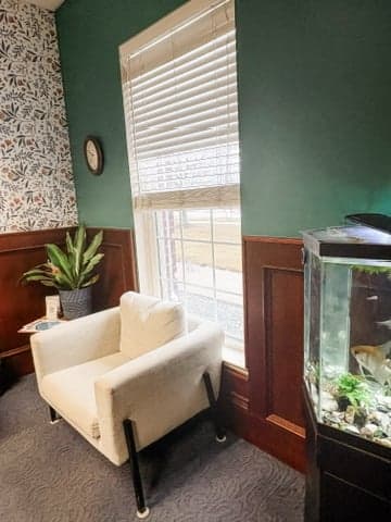 Waiting room corner