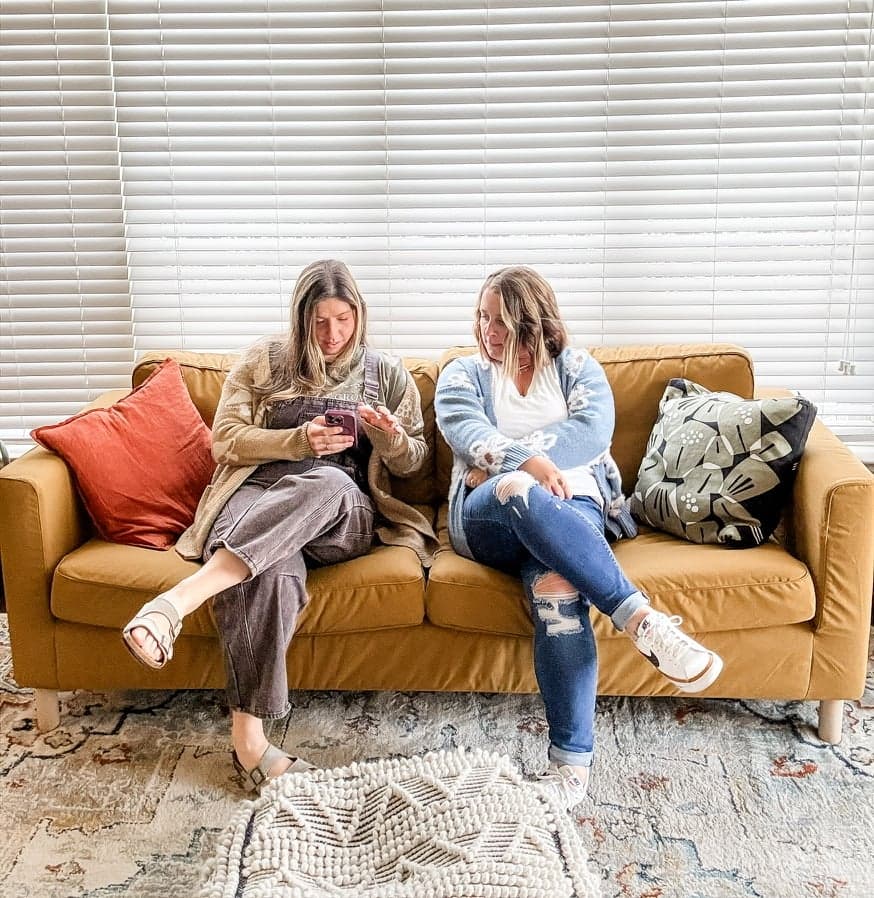 Founders on sofa
