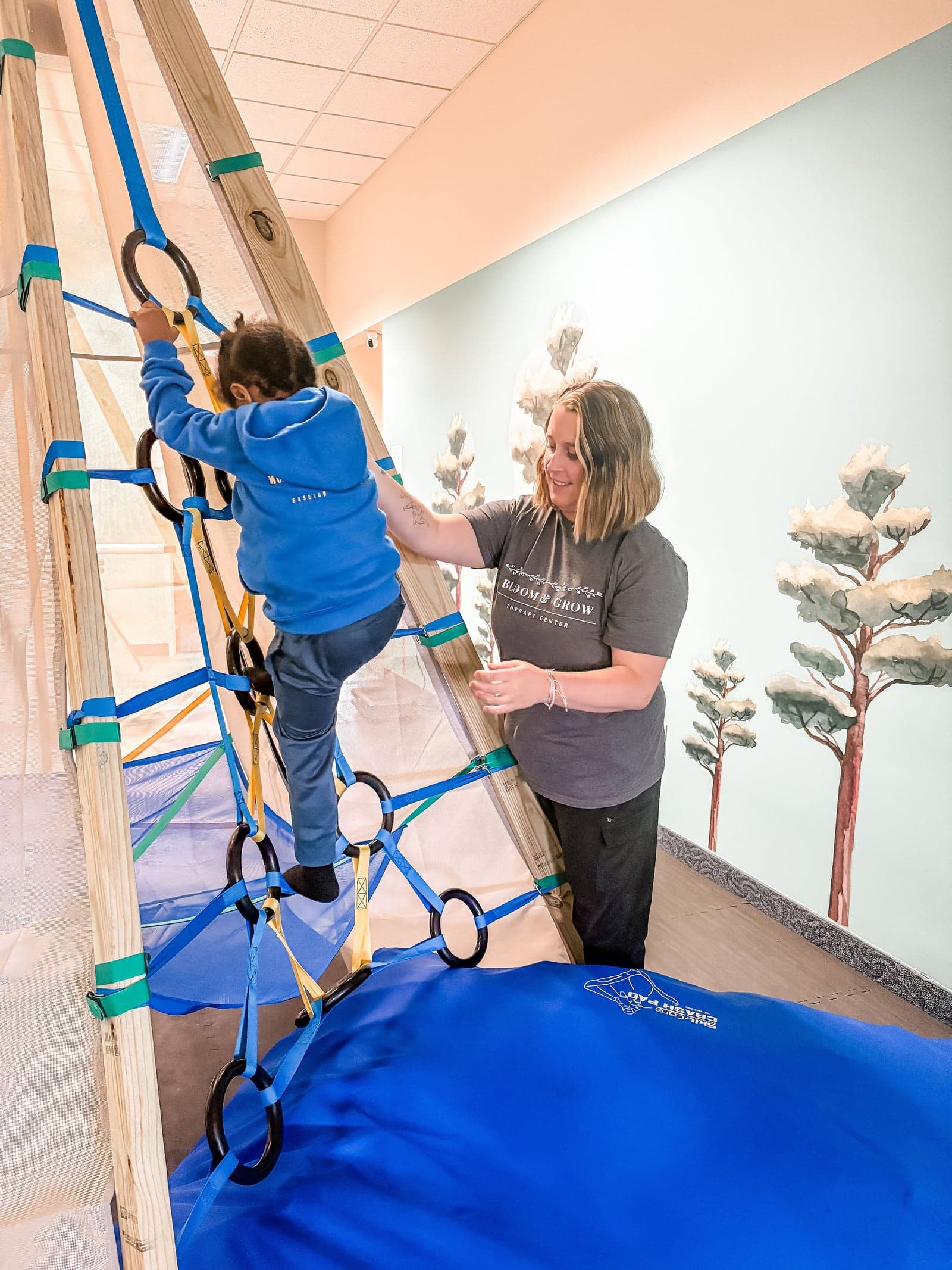Climbing therapy activity