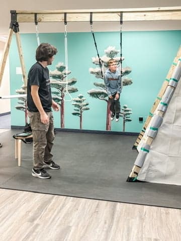 Platform swing therapy